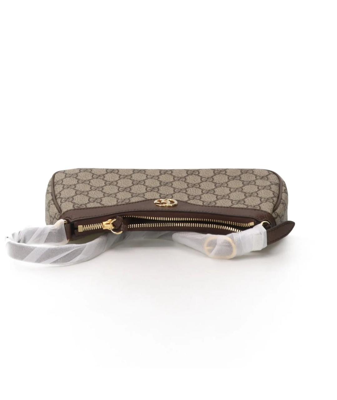 GUCCI Бежевая сумка с короткими ручками, фото 6