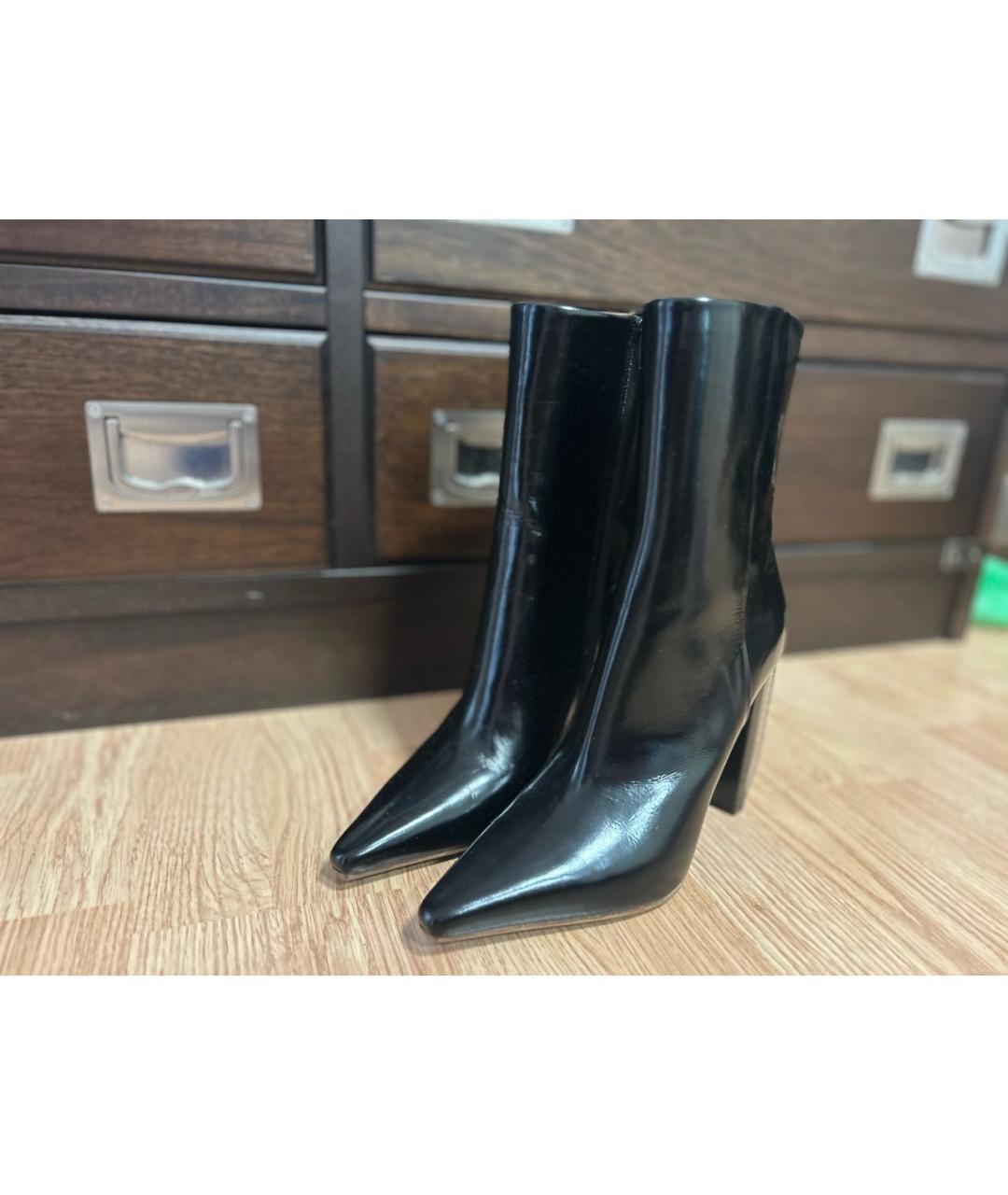 VETEMENTS Черные кожаные ботильоны, фото 2