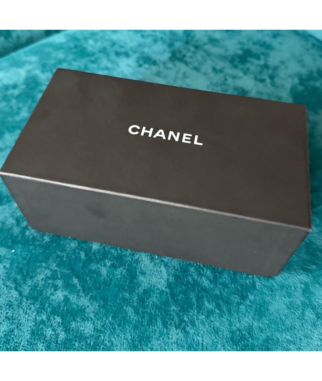 CHANEL Черные пластиковые солнцезащитные очки, фото 4