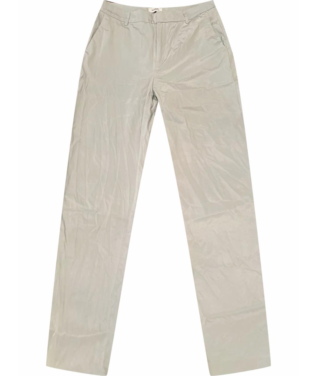 MAX MARA THE CUBE Бирюзовые прямые брюки, фото 1