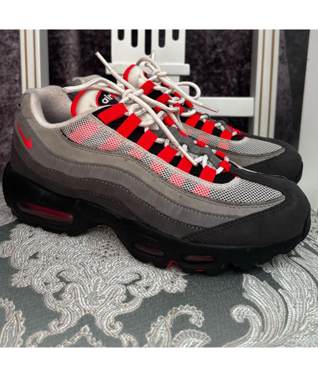 NIKE Красные низкие кроссовки / кеды, фото 2