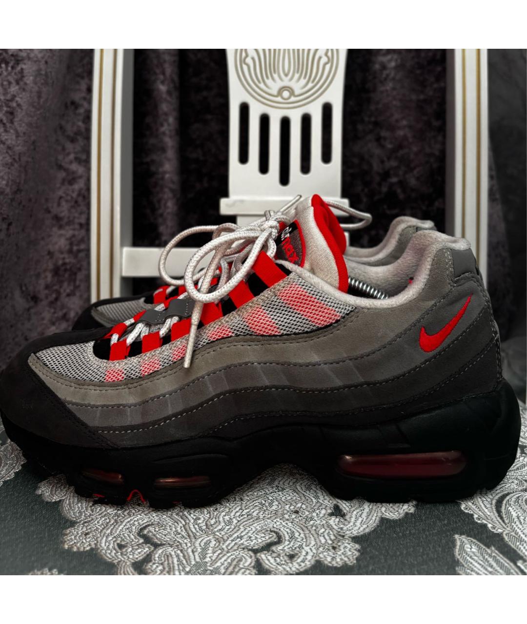 NIKE Красные низкие кроссовки / кеды, фото 7