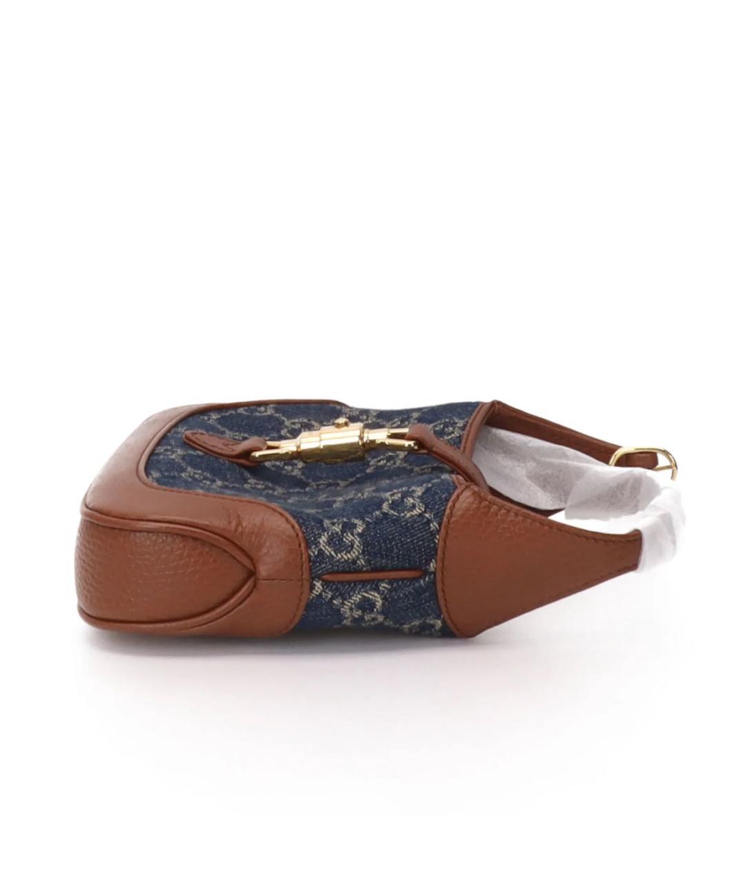GUCCI Темно-синяя сумка через плечо, фото 4