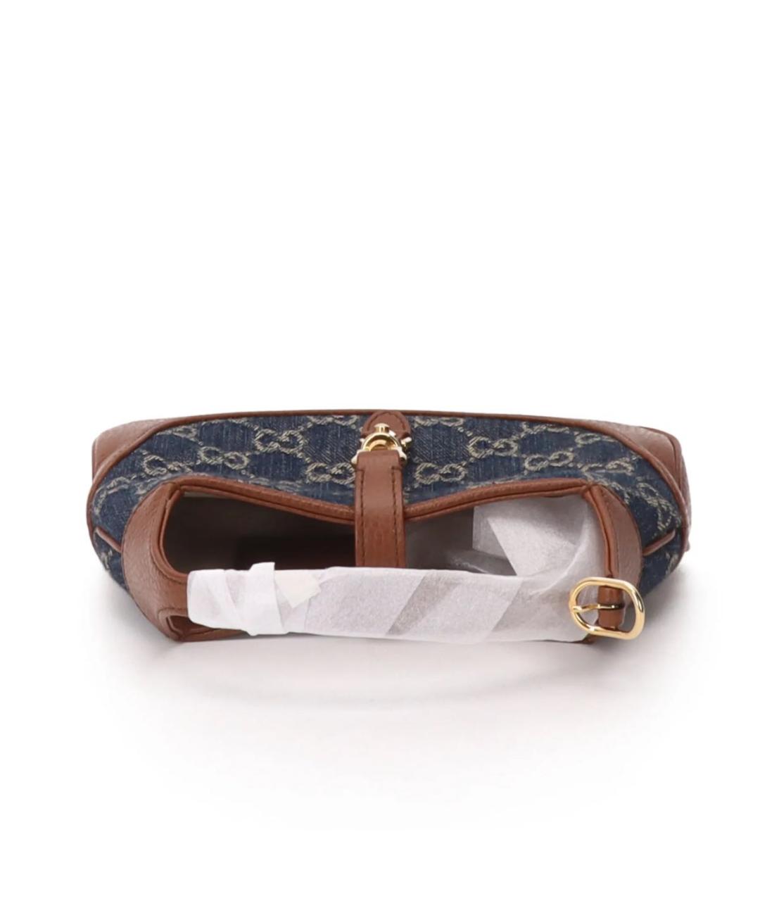 GUCCI Темно-синяя сумка через плечо, фото 6