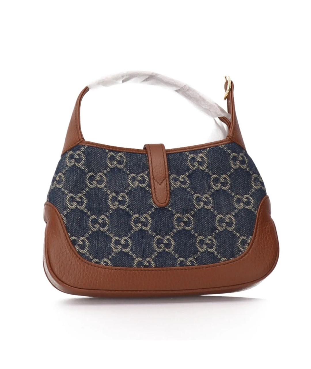 GUCCI Темно-синяя сумка через плечо, фото 3