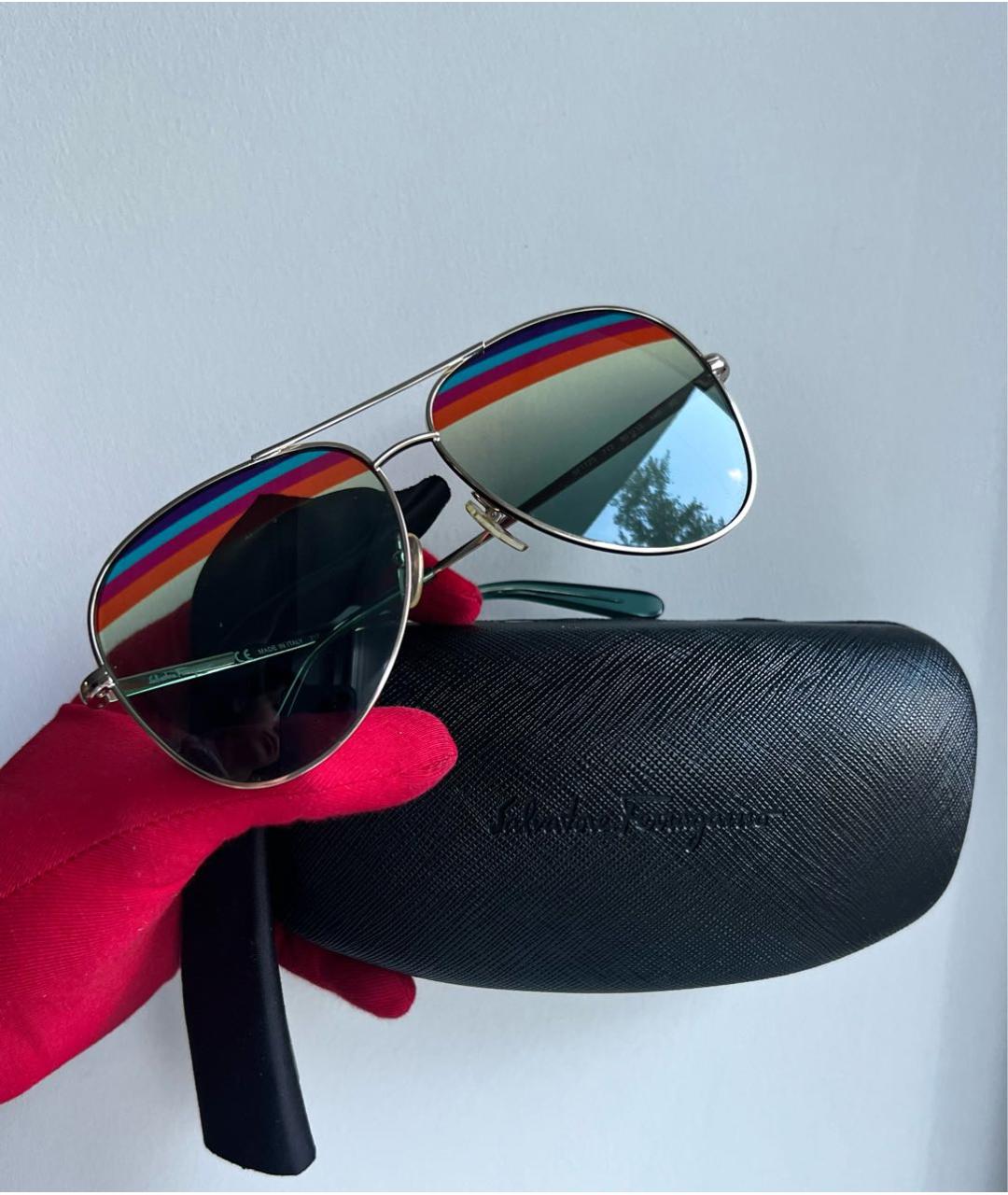 FERRAGAMO Мульти солнцезащитные очки, фото 8