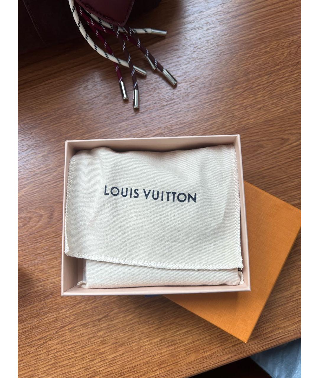 LOUIS VUITTON Коричневый кошелек, фото 3