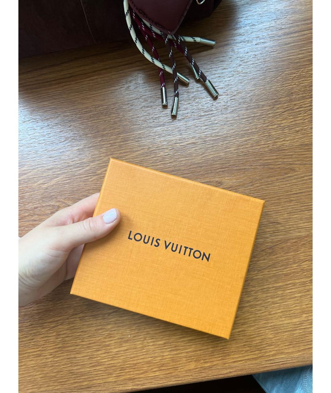 LOUIS VUITTON Коричневый кошелек, фото 4