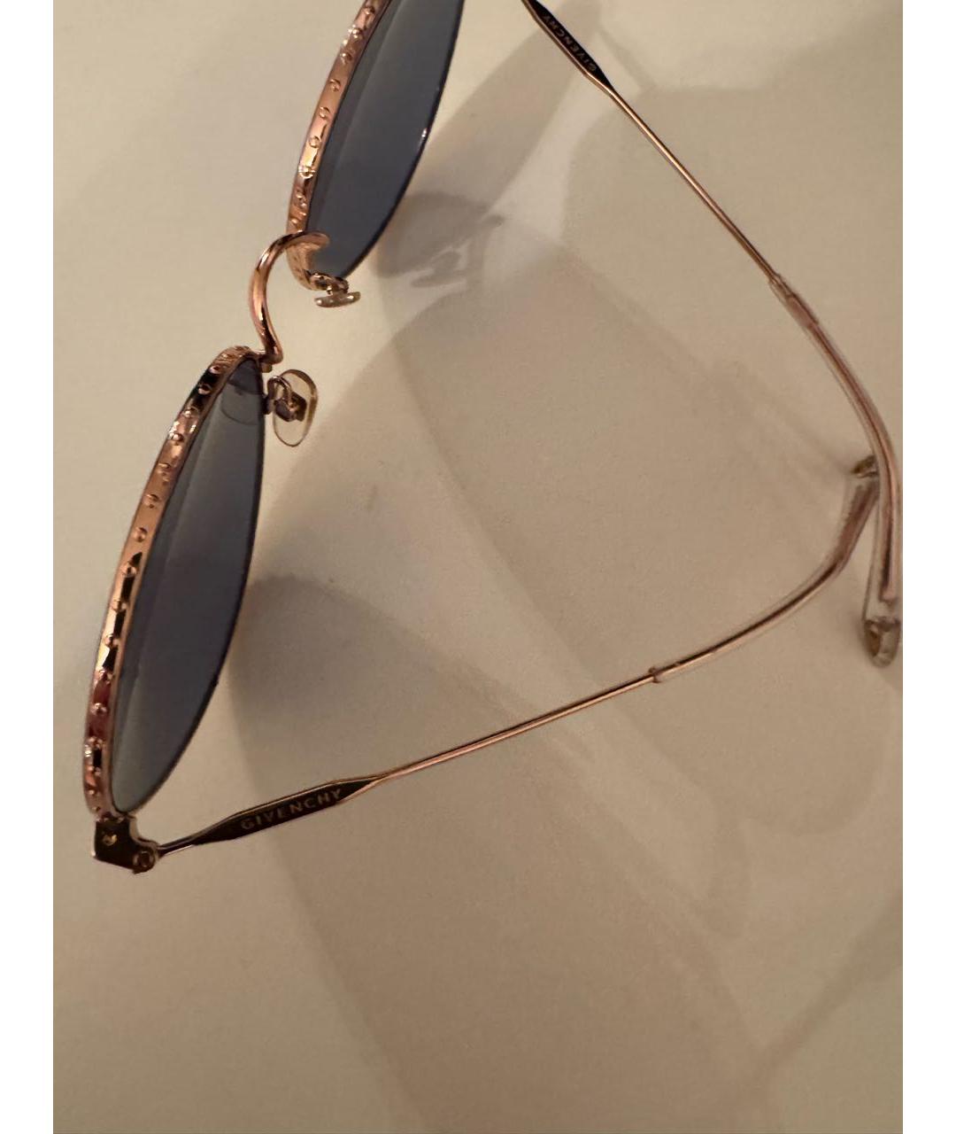 GIVENCHY Антрацитовые металлические солнцезащитные очки, фото 3