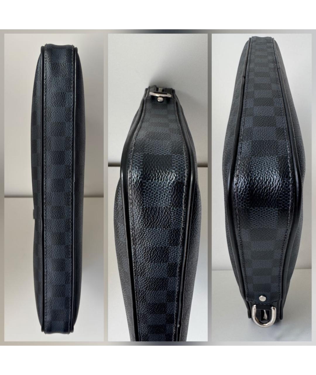 LOUIS VUITTON Темно-синий портфель, фото 7