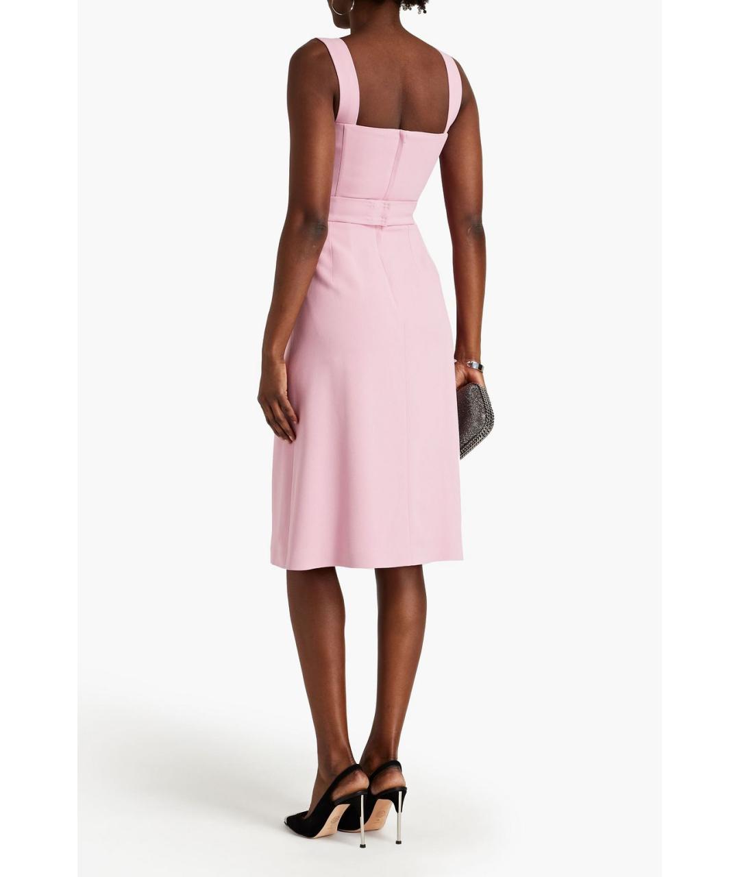 DOLCE&GABBANA Розовое коктейльное платье, фото 3