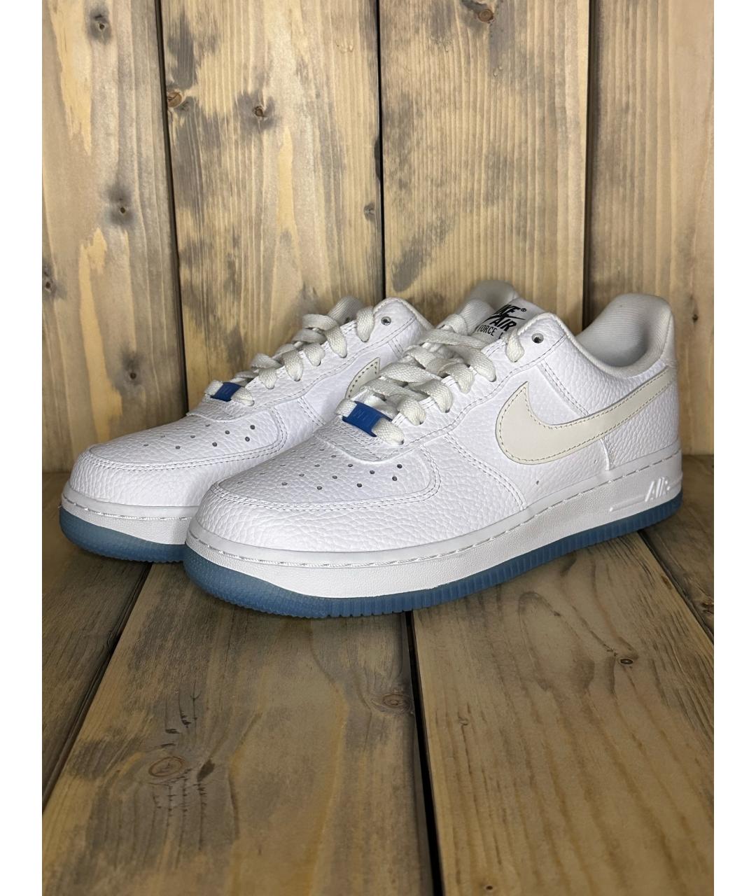 NIKE Белые кожаные кроссовки, фото 2