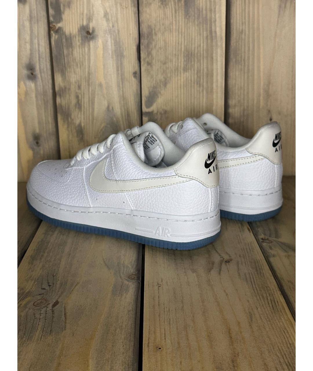 NIKE Белые кожаные кроссовки, фото 3