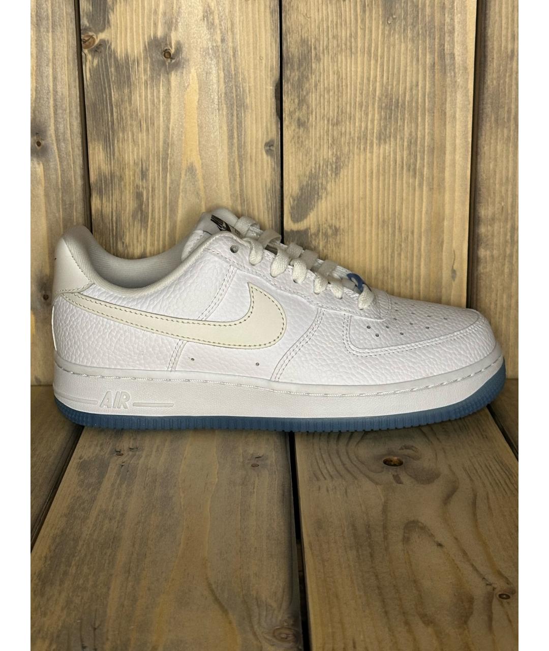 NIKE Белые кожаные кроссовки, фото 7