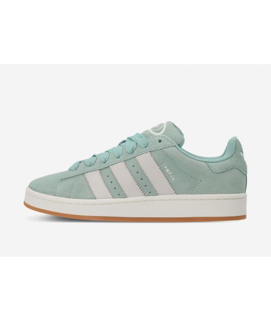 ADIDAS Бирюзовые замшевые кроссовки, фото 4