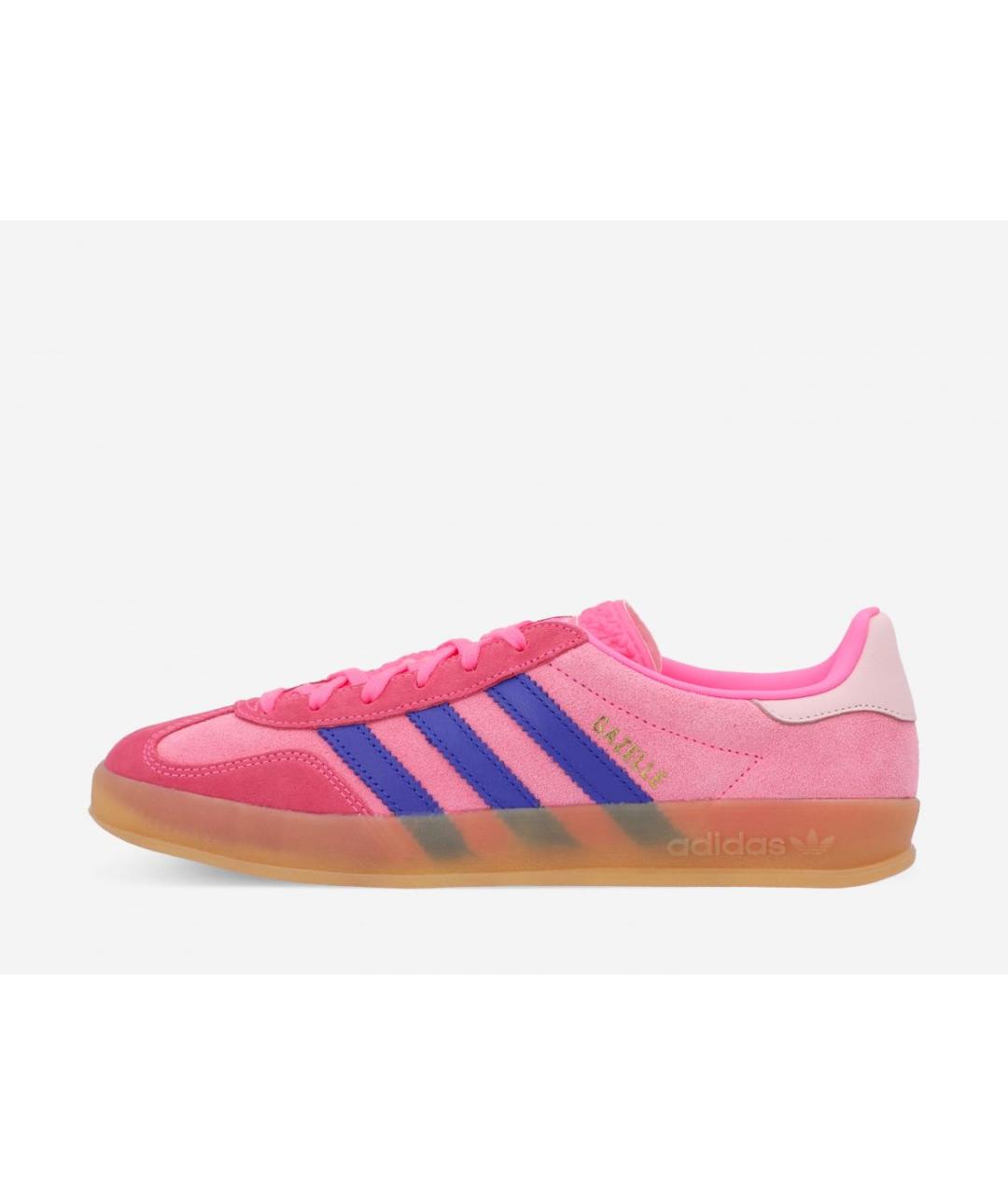 ADIDAS Розовые замшевые кеды, фото 4