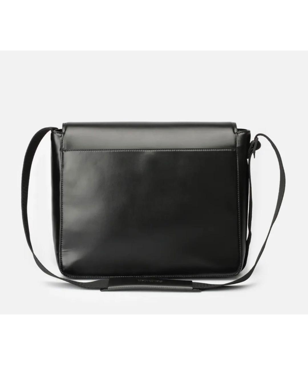 CALVIN KLEIN Черная сумка на плечо из искусственной кожи, фото 2