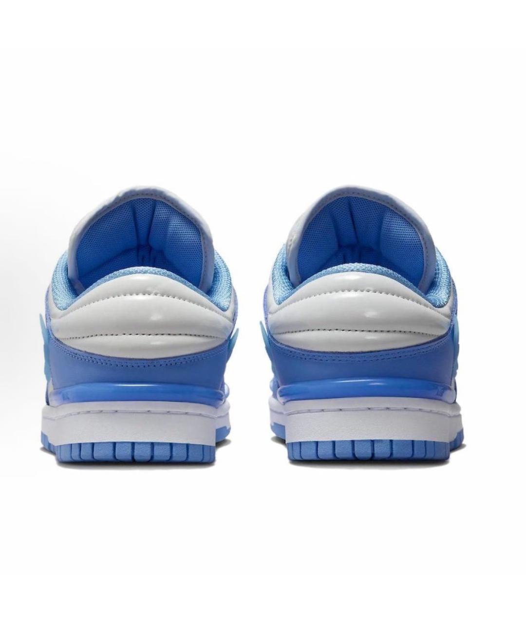 NIKE Голубые кожаные кроссовки, фото 5