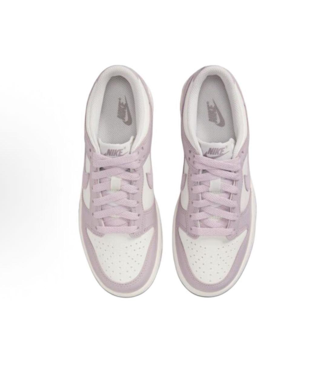 NIKE Розовые кожаные кроссовки, фото 4