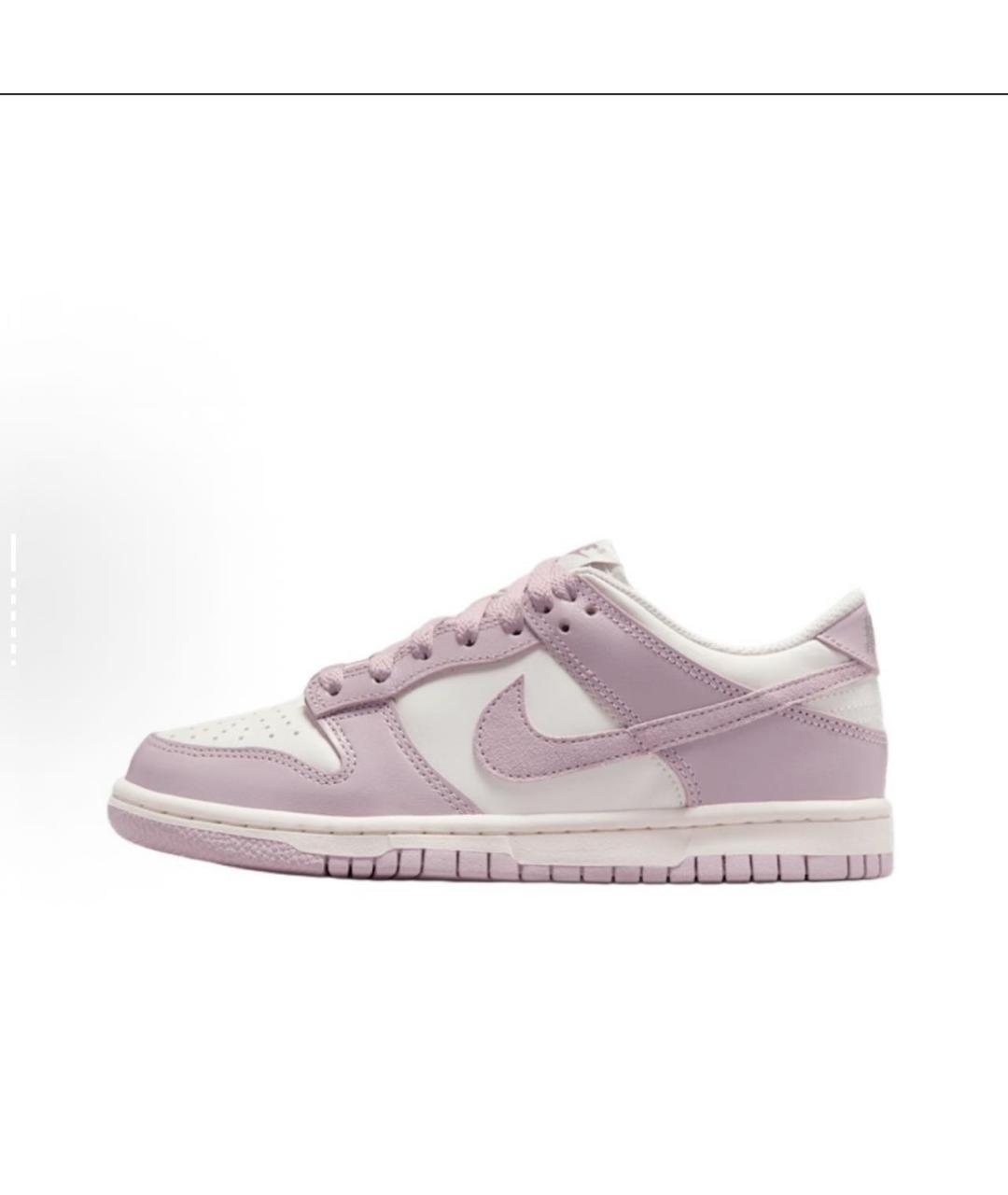 NIKE Розовые кожаные кроссовки, фото 7