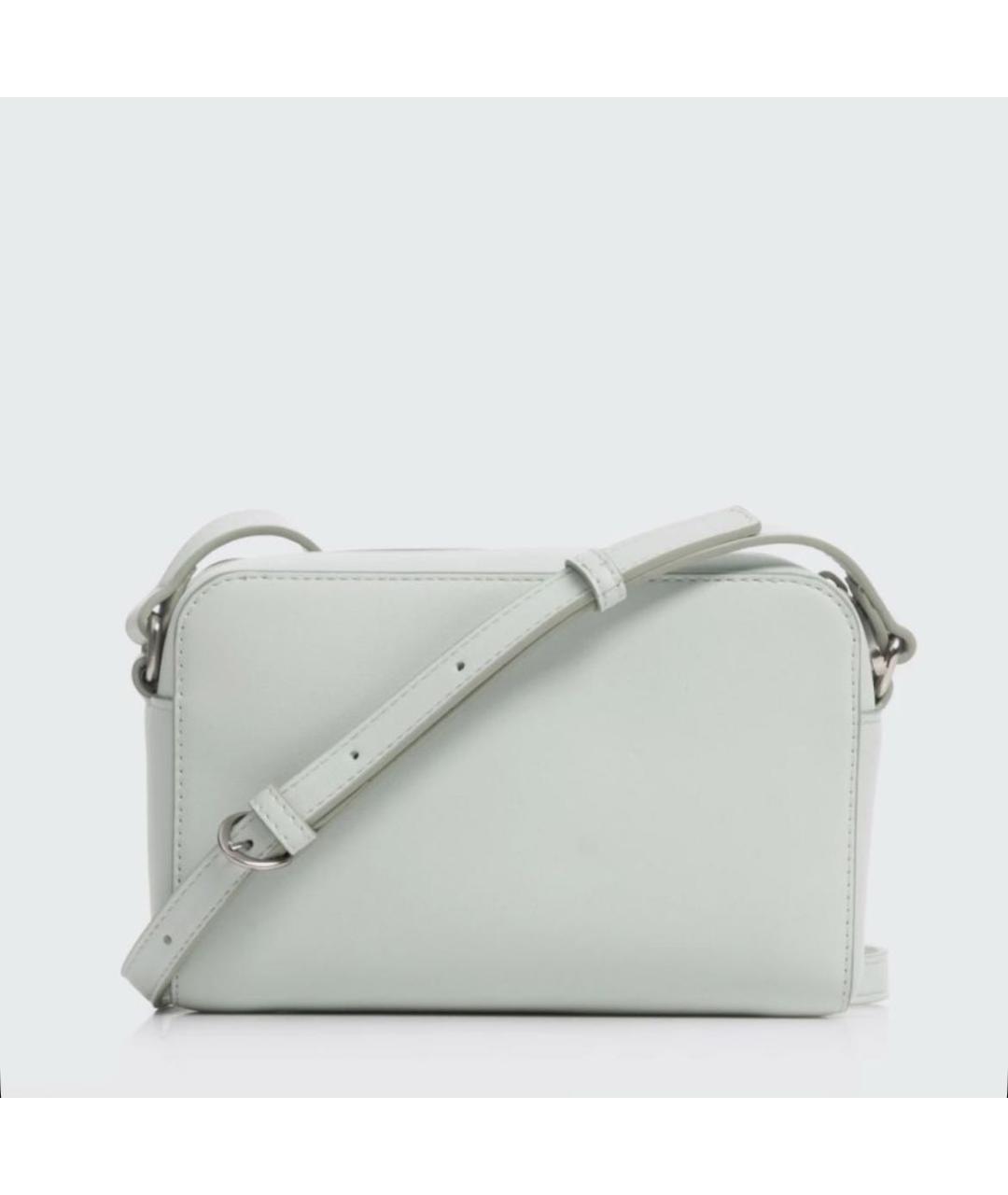 CALVIN KLEIN Серая сумка через плечо из искусственной кожи, фото 2