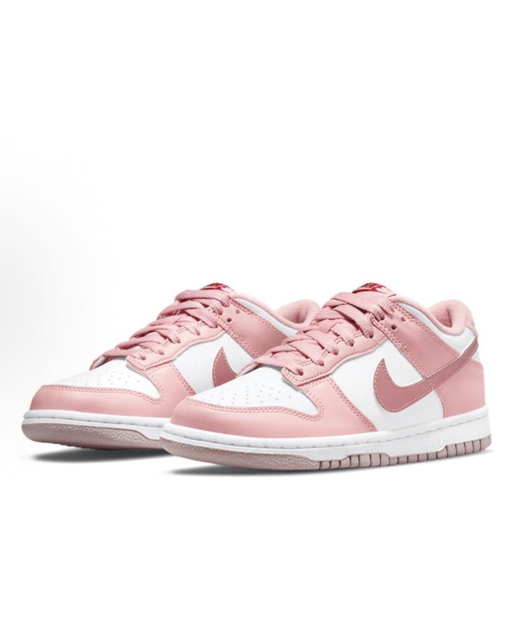 NIKE Розовые кожаные кроссовки, фото 3