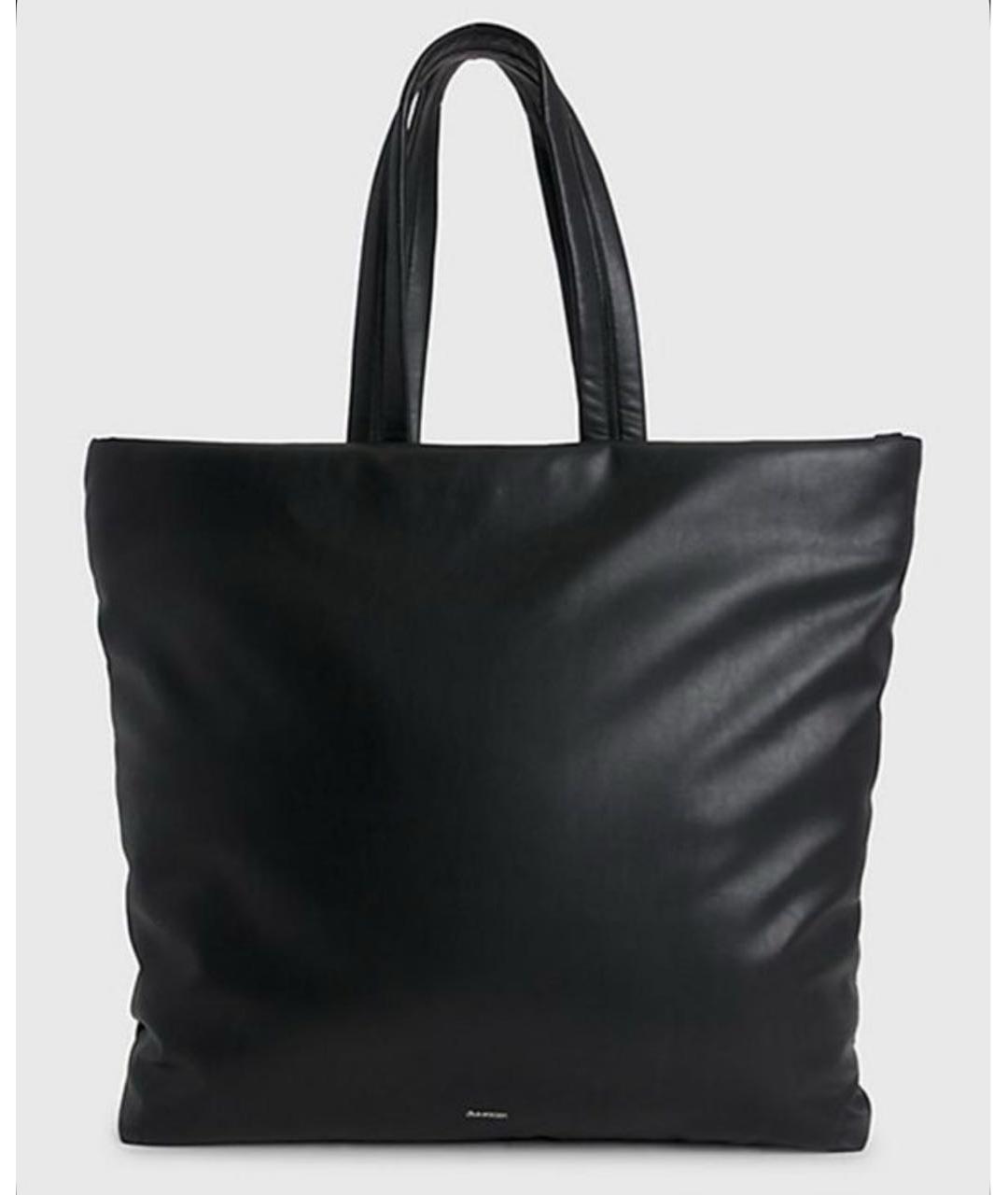 CALVIN KLEIN Черная сумка тоут, фото 3