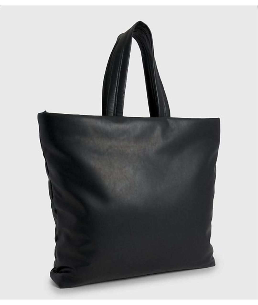 CALVIN KLEIN Черная сумка тоут, фото 2