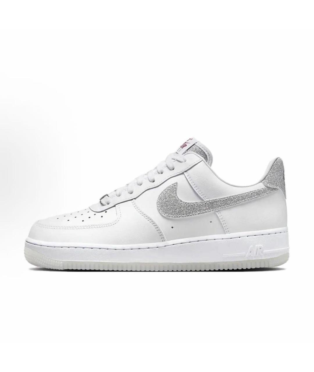 NIKE Белые кожаные кроссовки, фото 7