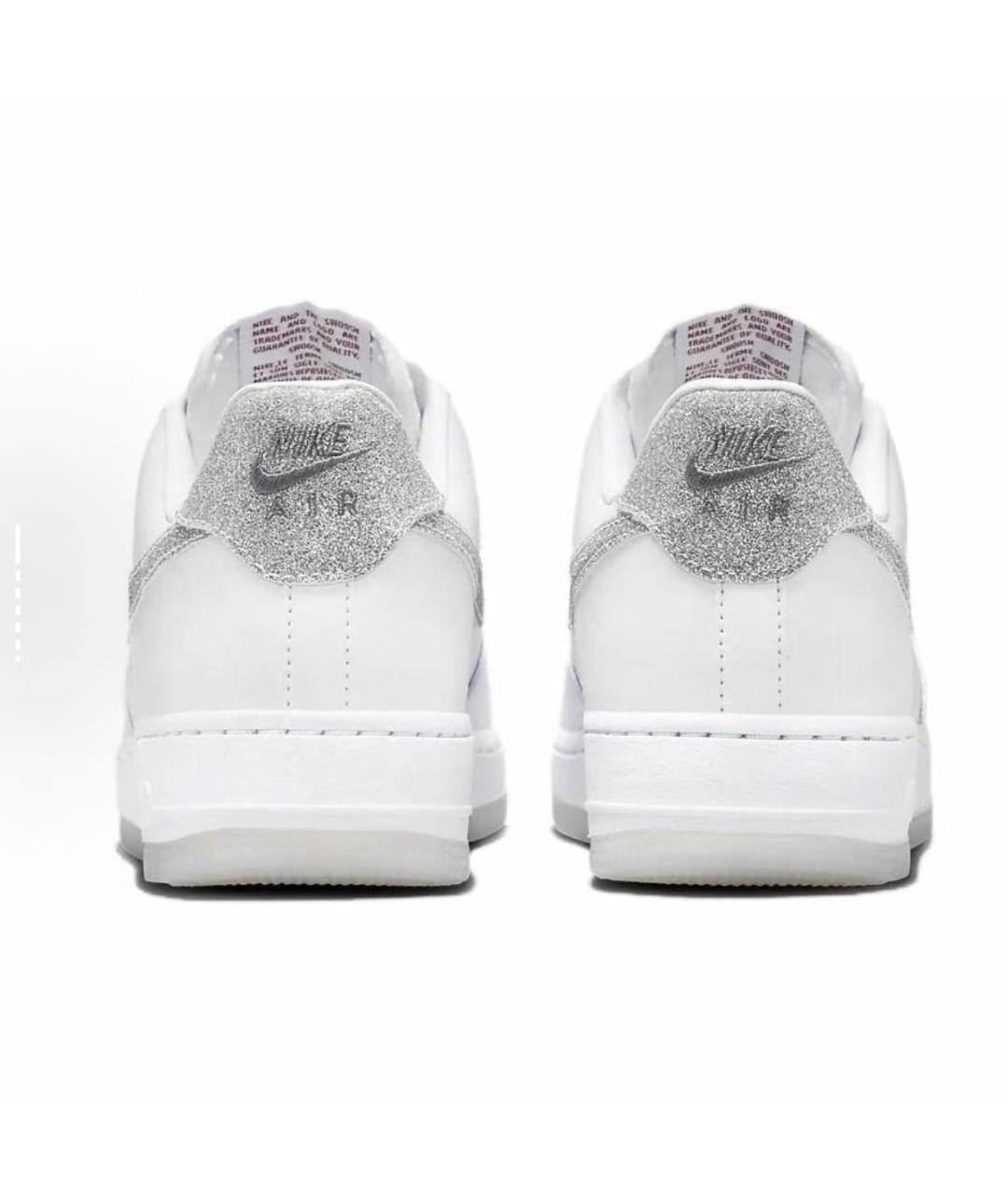 NIKE Белые кожаные кроссовки, фото 5