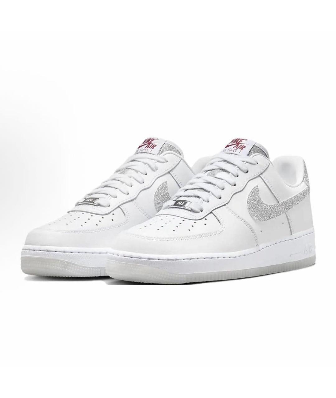 NIKE Белые кожаные кроссовки, фото 3