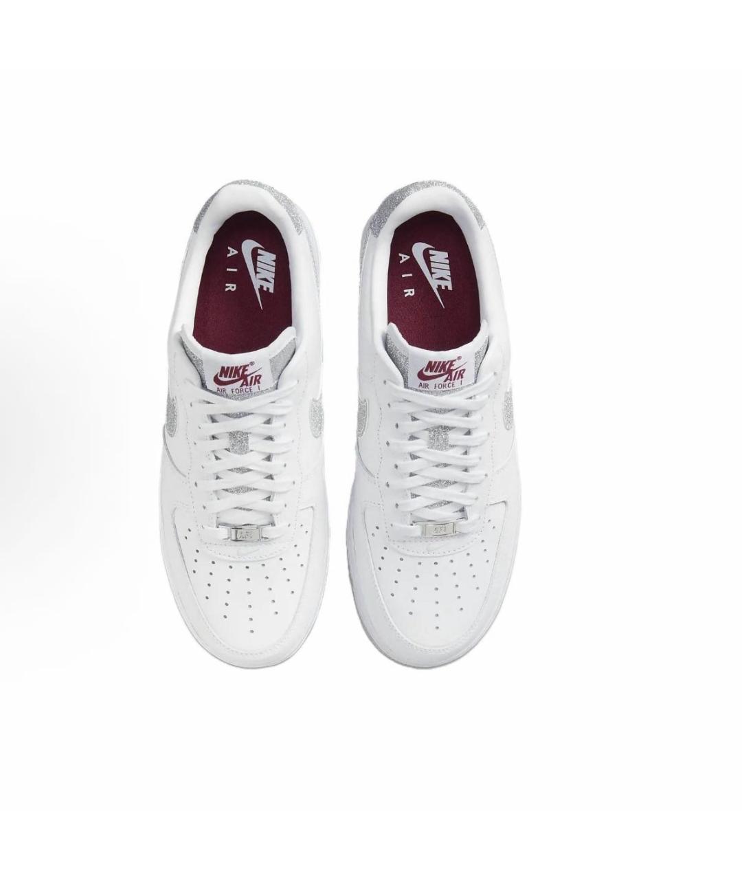 NIKE Белые кожаные кроссовки, фото 4