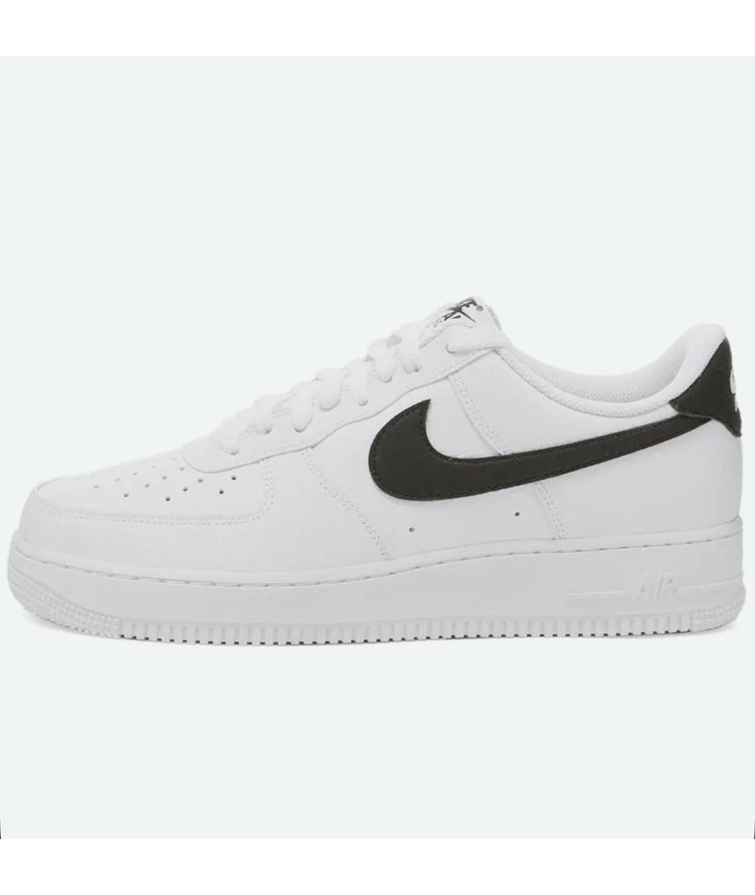 NIKE Белые кожаные низкие кроссовки / кеды, фото 4