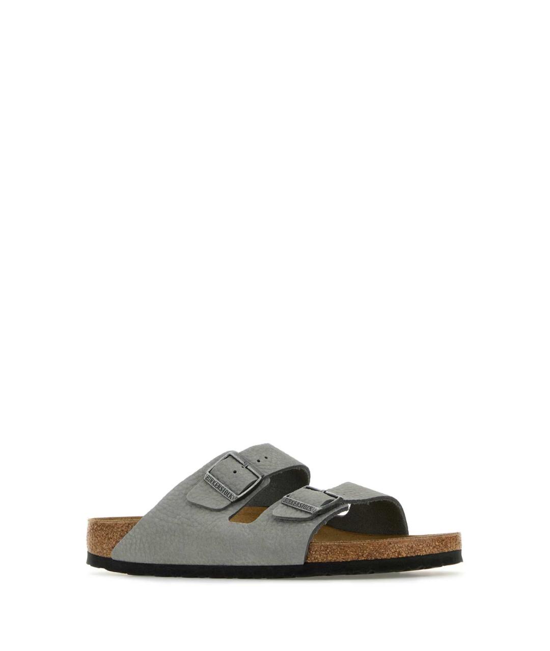 BIRKENSTOCK Серые кожаные сандалии, фото 2
