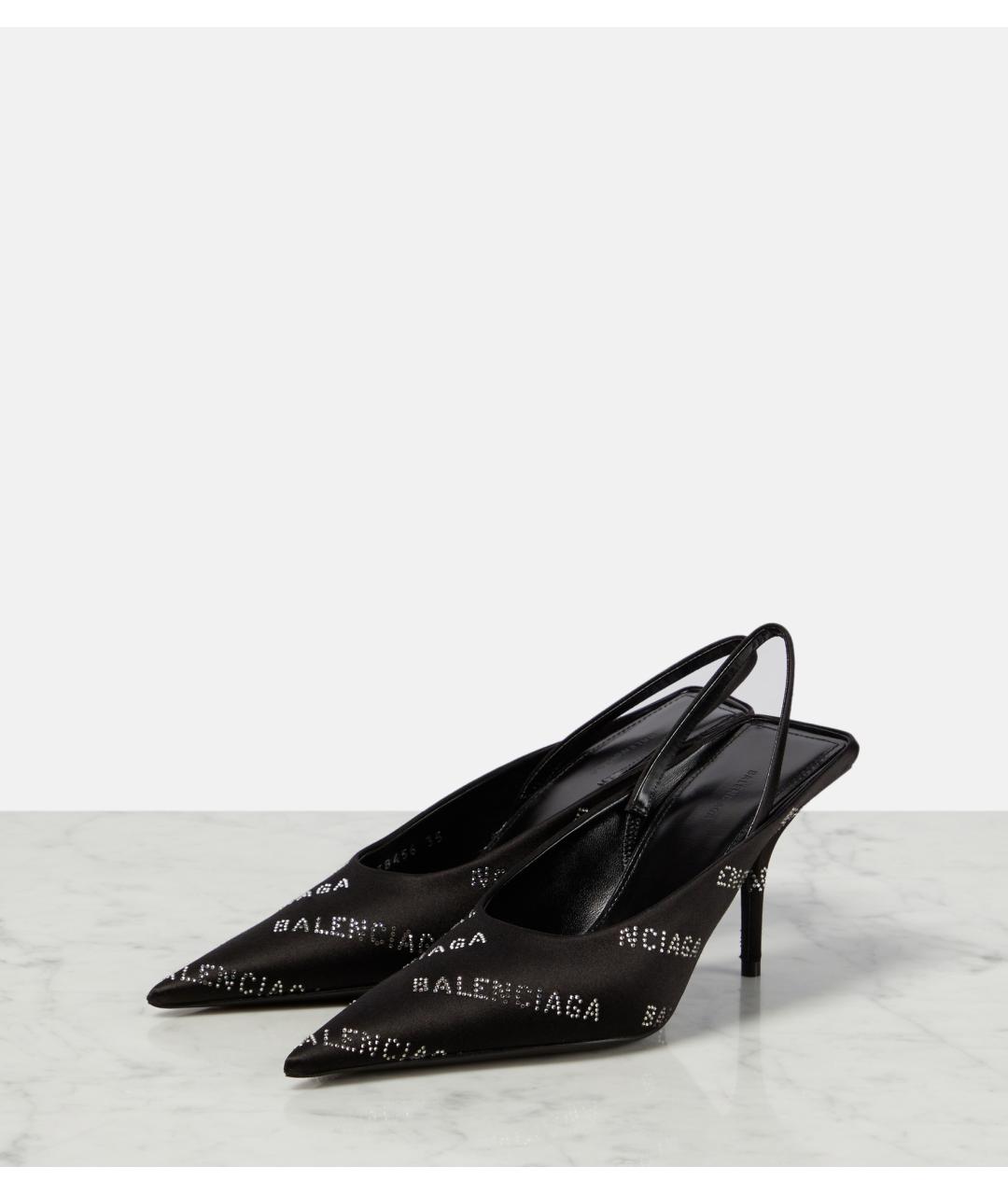 BALENCIAGA Черные мюли, фото 6