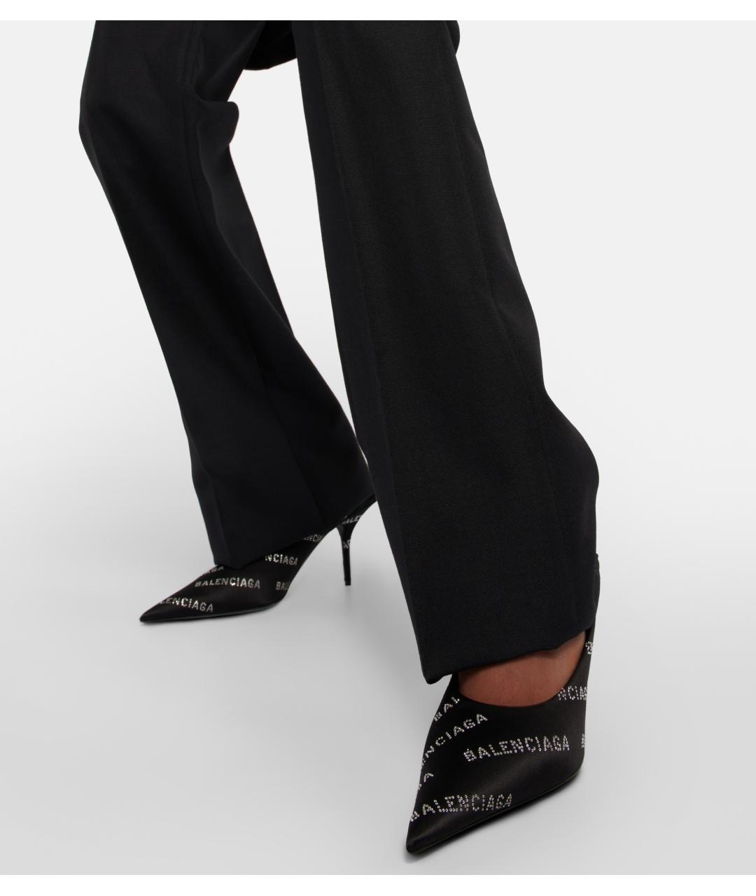 BALENCIAGA Черные мюли, фото 9