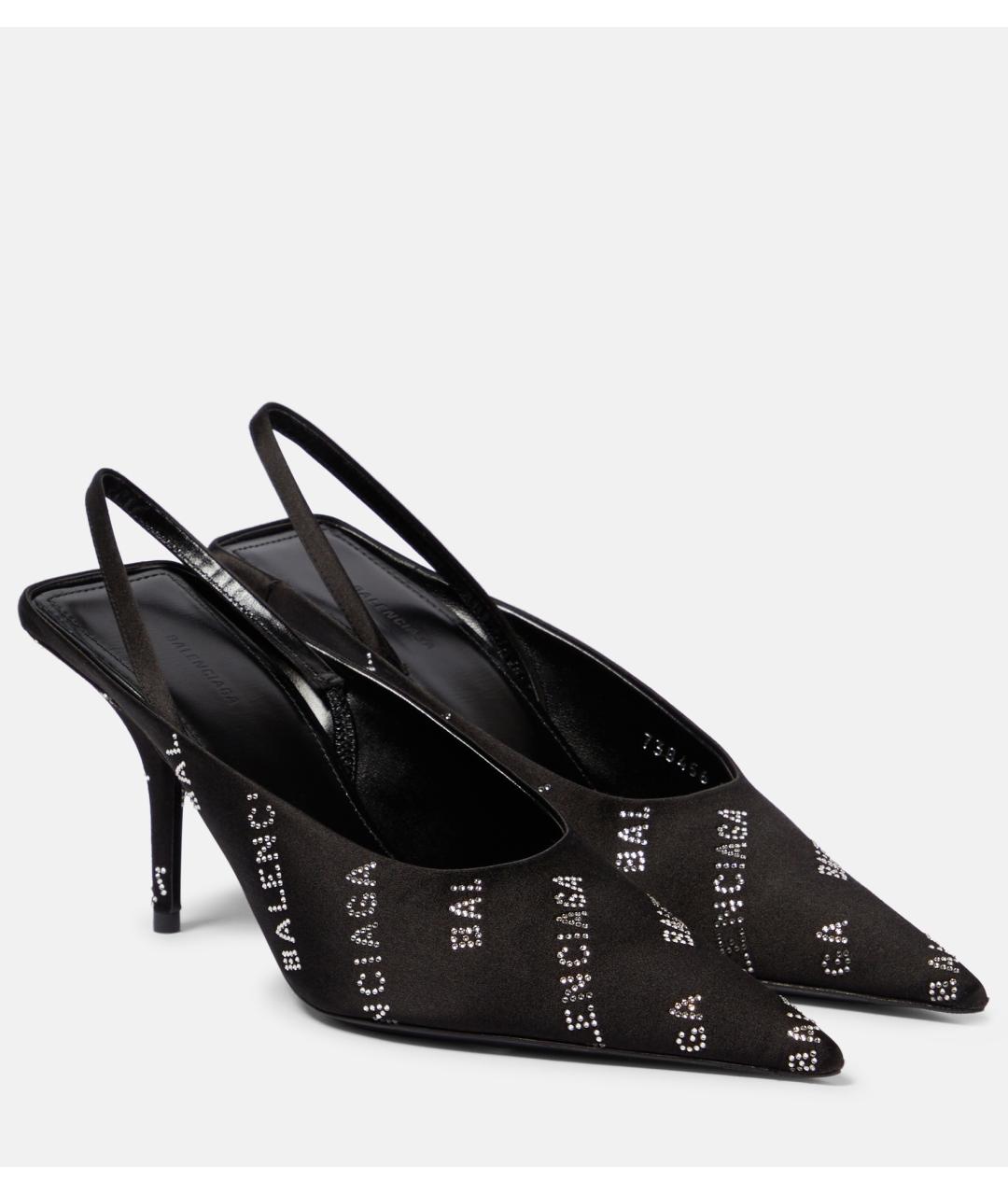BALENCIAGA Черные мюли, фото 5