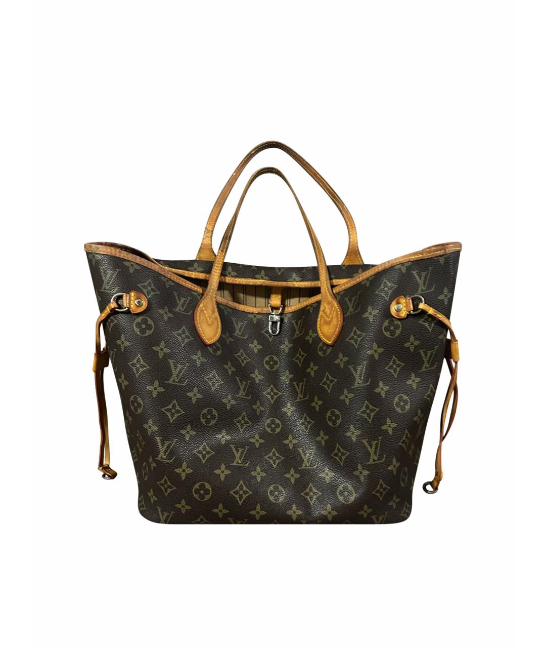 LOUIS VUITTON Коричневая сумка тоут, фото 1