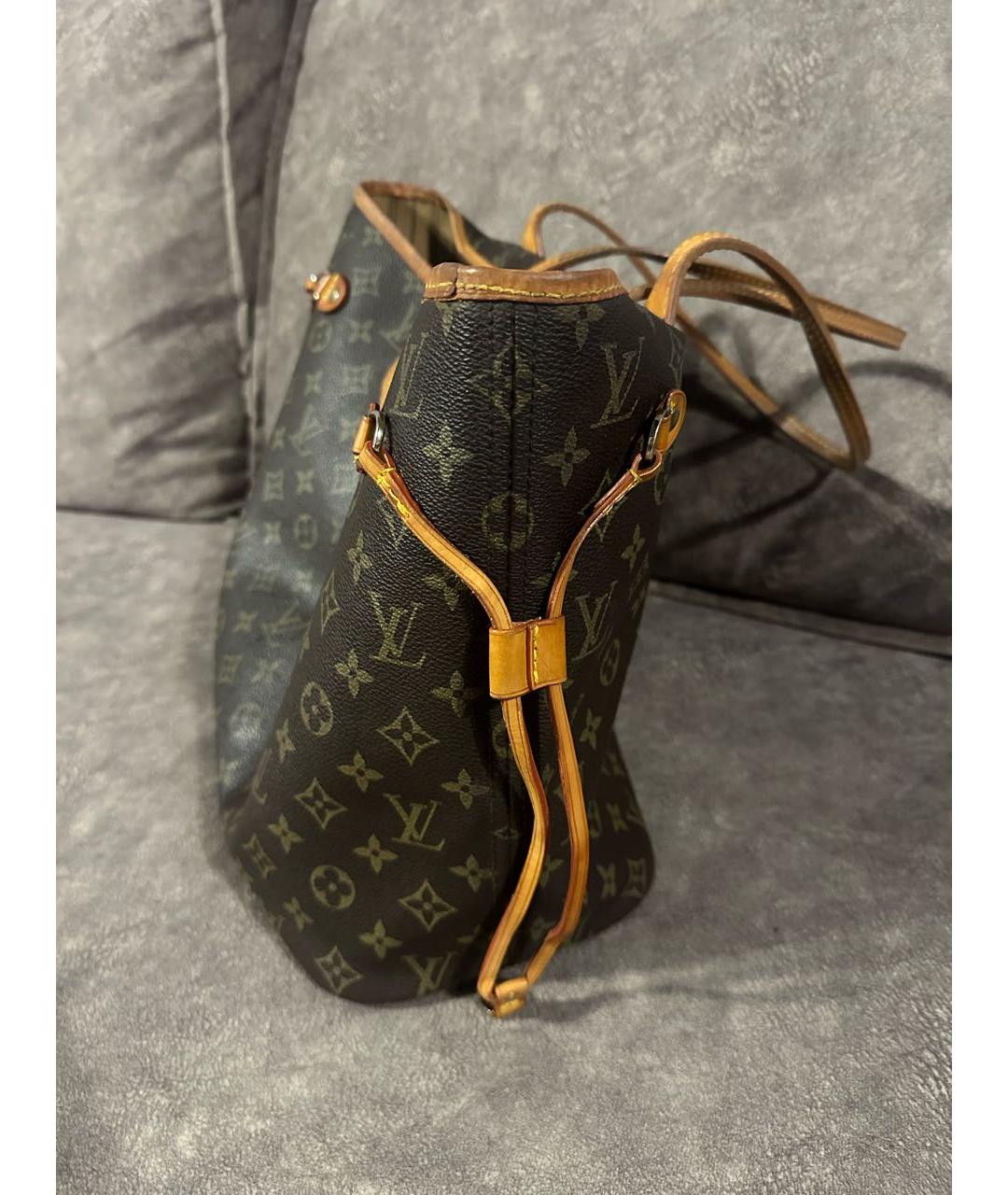 LOUIS VUITTON Коричневая сумка тоут, фото 2