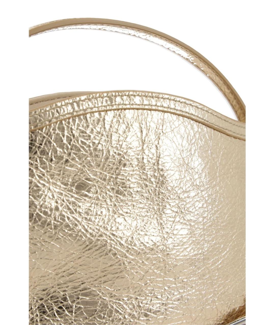 GIVENCHY Золотая кожаная сумка через плечо, фото 4