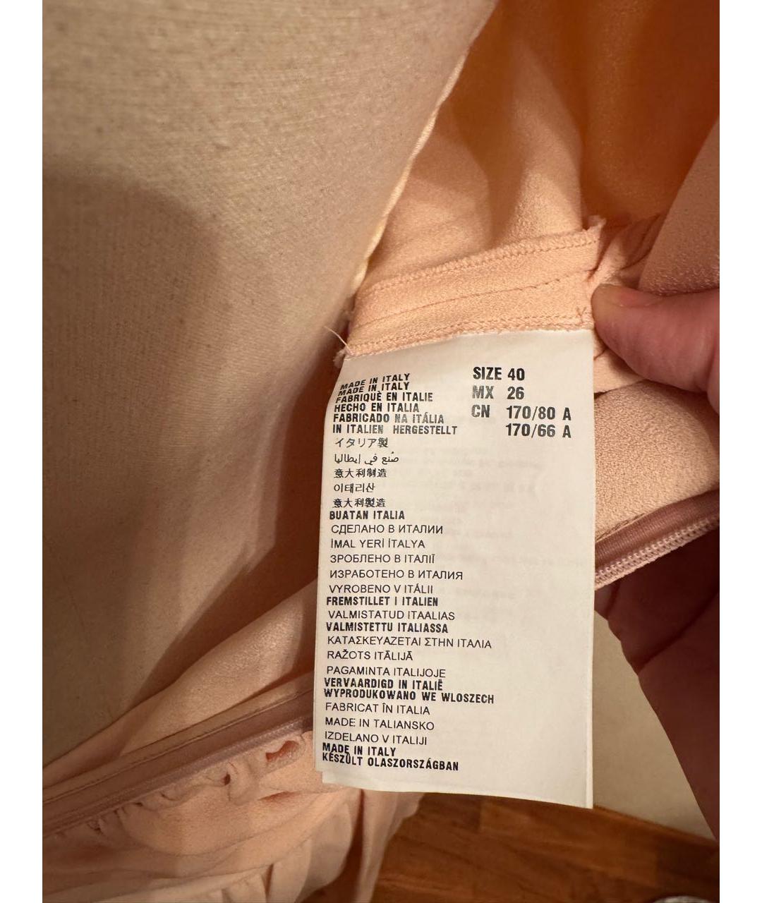MIU MIU Розовое вискозное коктейльное платье, фото 7
