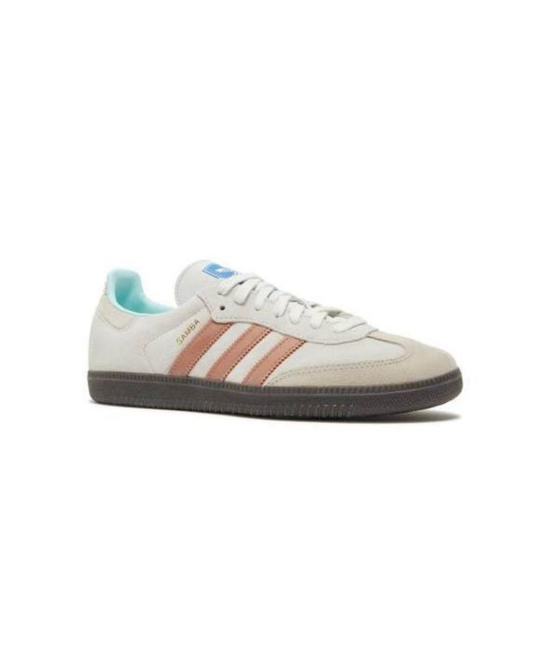 ADIDAS Бежевые замшевые кеды, фото 9