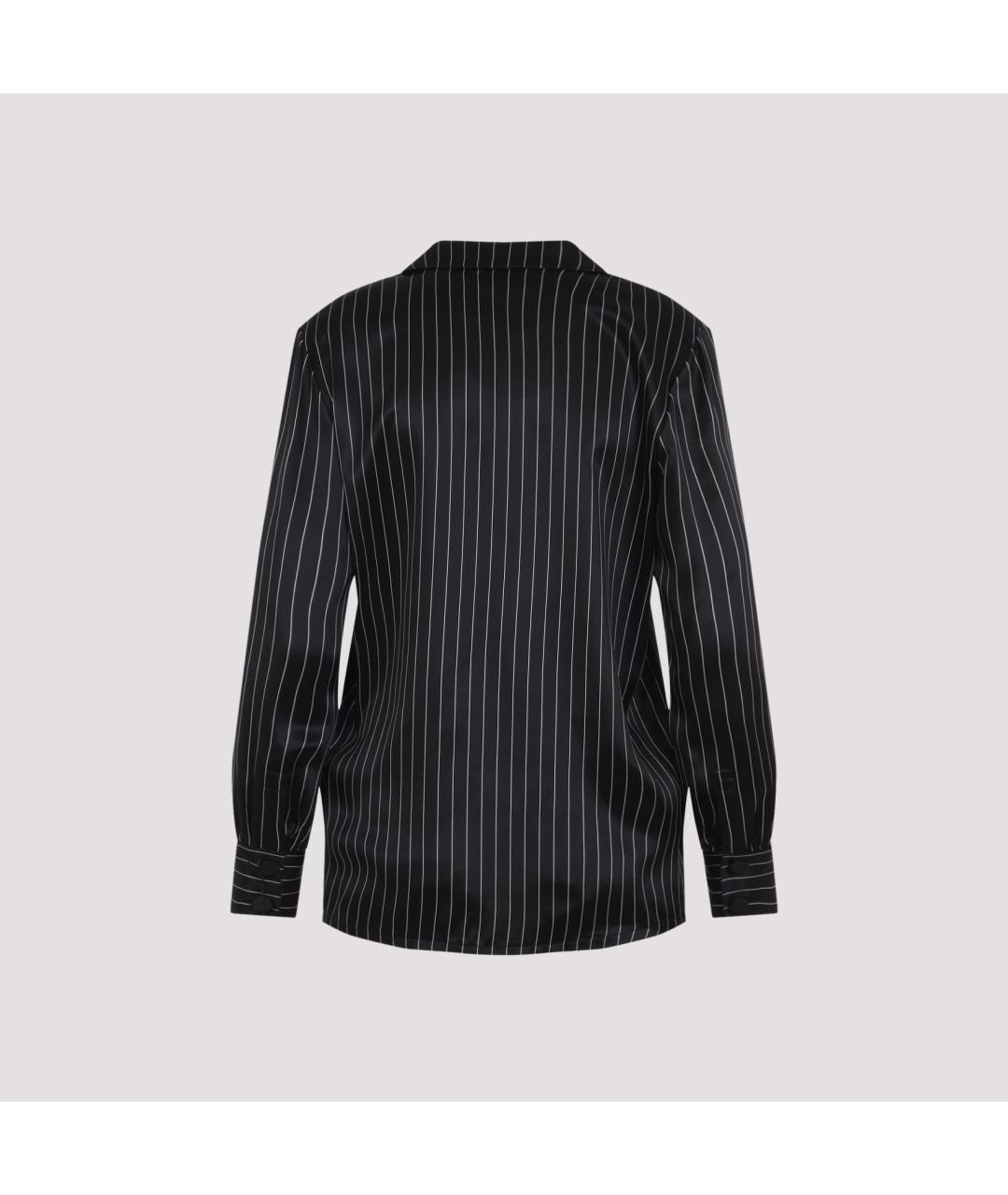 SAINT LAURENT Черная шелковая рубашка, фото 3
