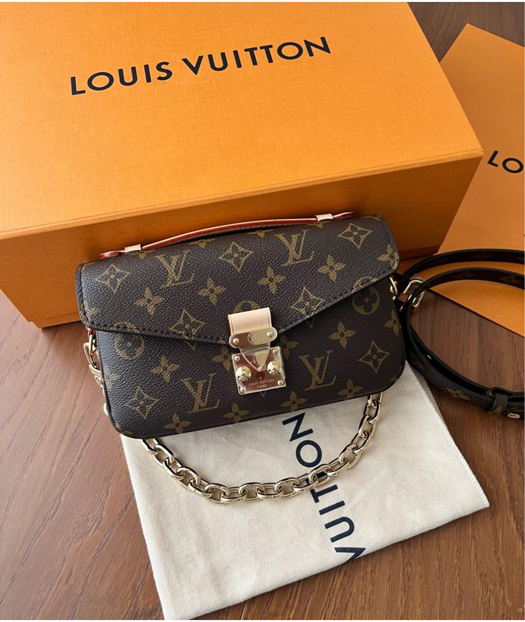 LOUIS VUITTON Коричневая сумка через плечо, фото 2