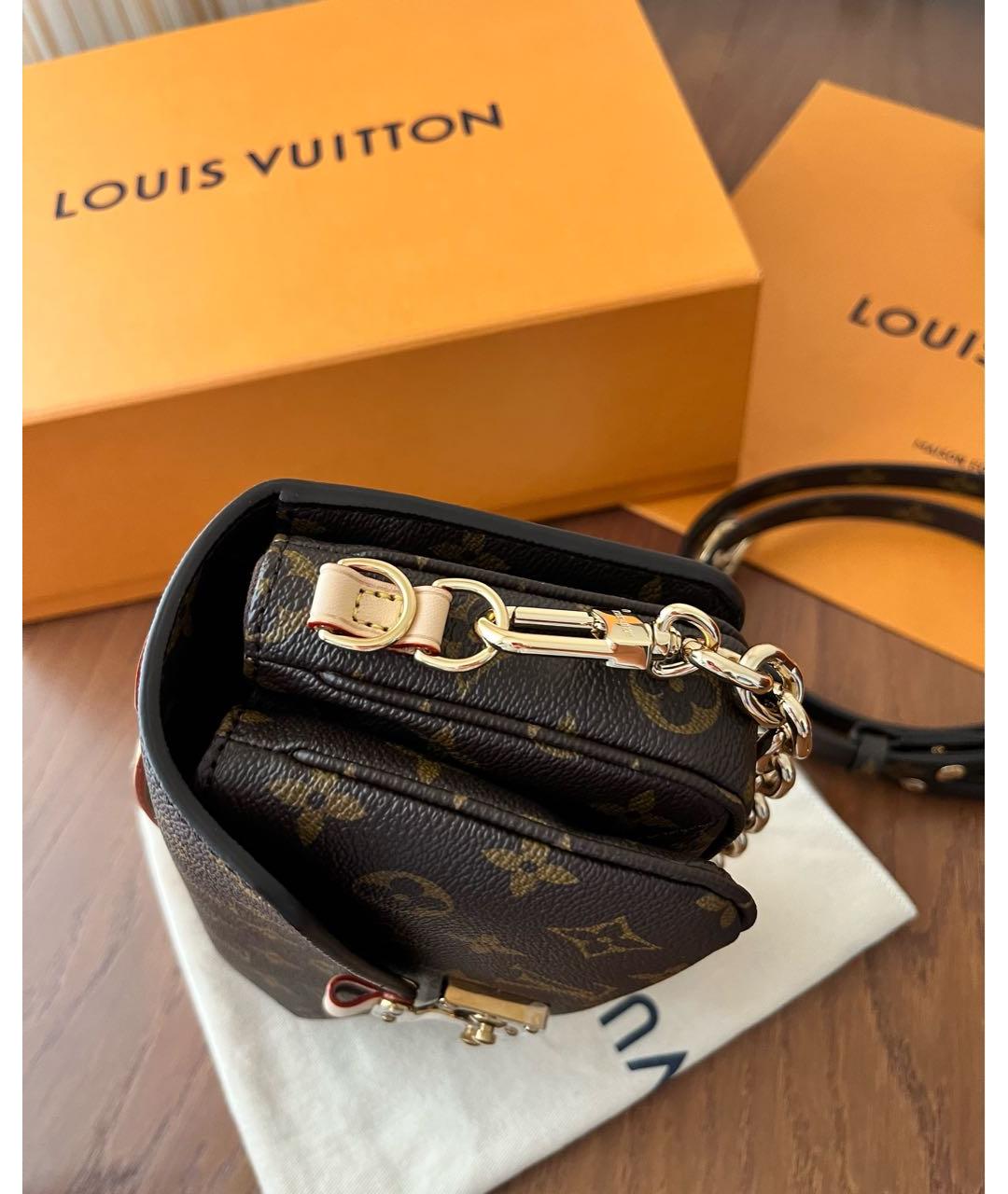 LOUIS VUITTON Коричневая сумка через плечо, фото 7
