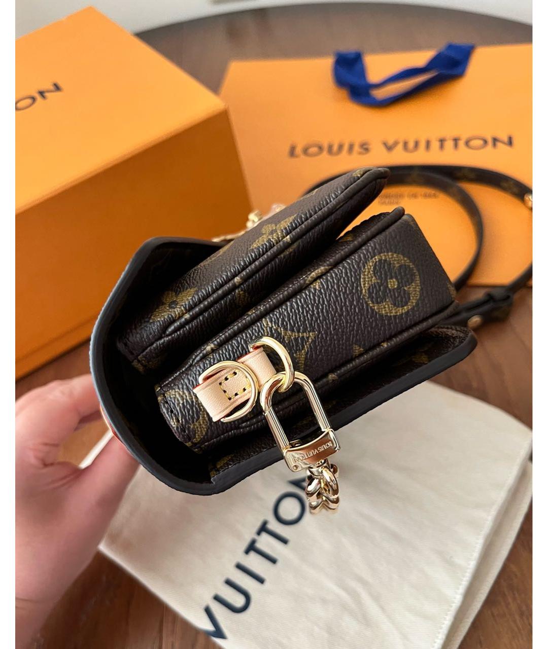 LOUIS VUITTON Коричневая сумка через плечо, фото 8