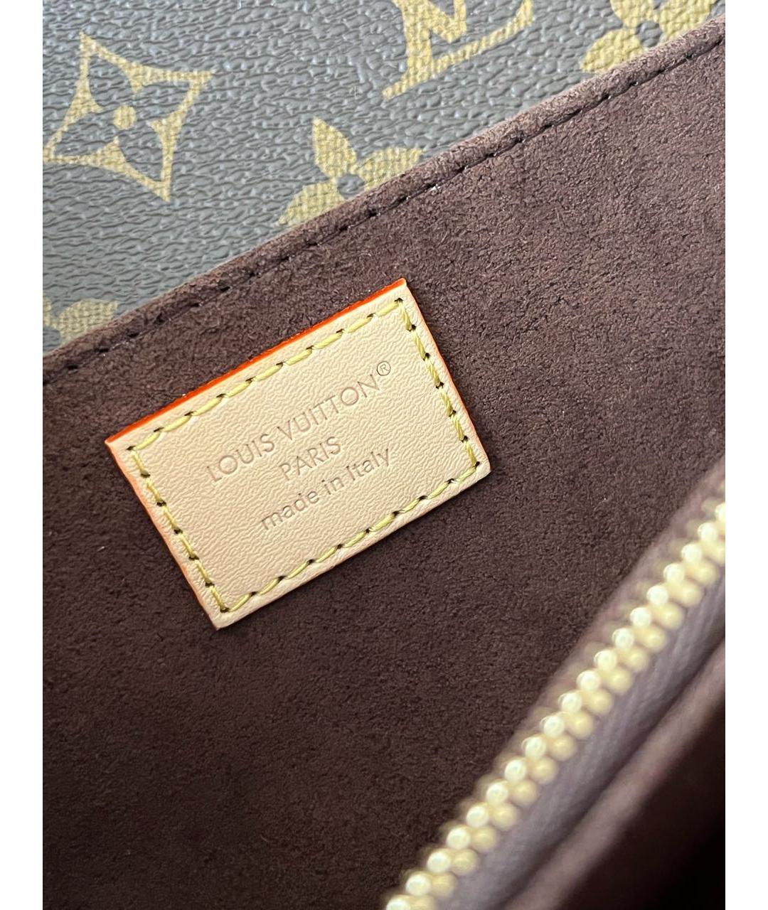 LOUIS VUITTON Коричневая сумка через плечо, фото 6