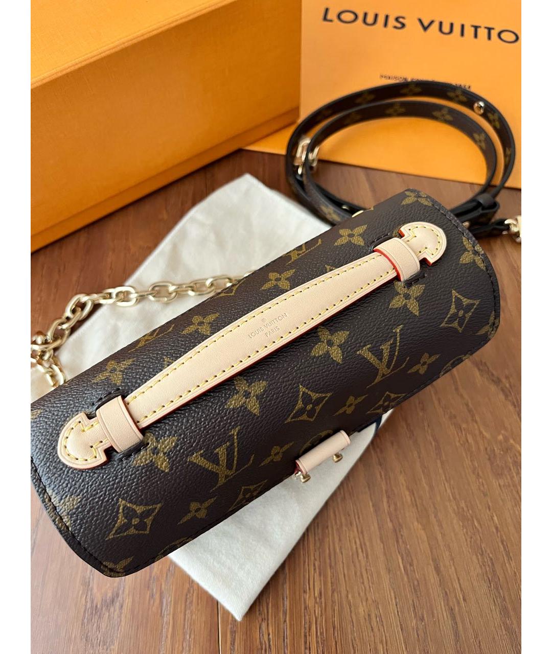 LOUIS VUITTON Коричневая сумка через плечо, фото 5