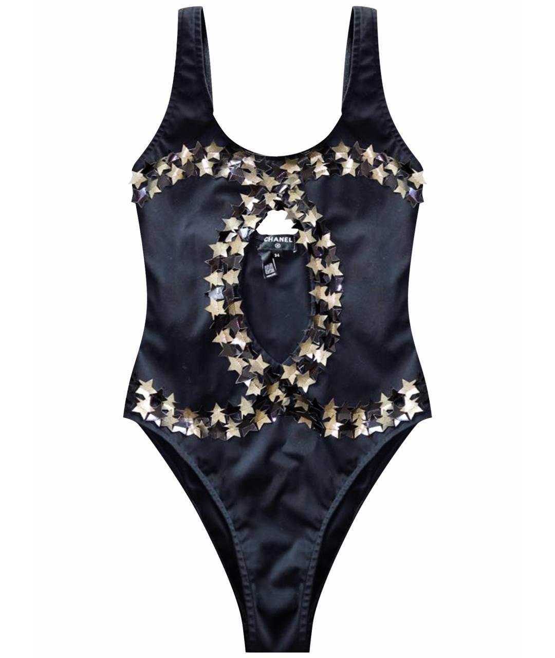 CHANEL Черный купальник, фото 1