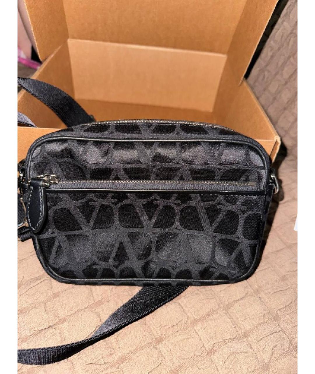 VALENTINO Черная сумка на плечо, фото 2